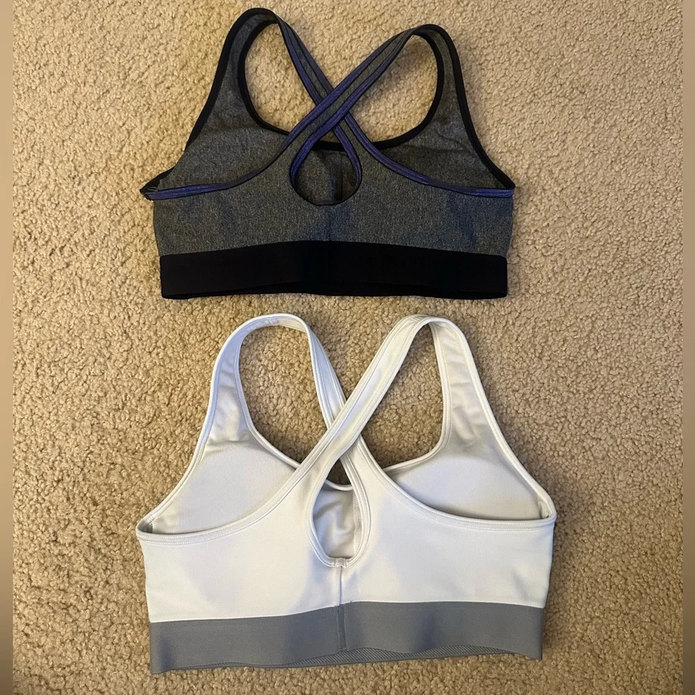 UNDER ARMOUR Bundle- Mid Crossback Novelty Sports Bra - Picture 2 of 4